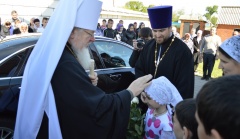 В праздник Вознесения Господня митрополит отслужил литургию в Эртильском районе