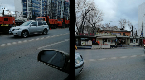В Воронеже на улице Волгоградской обрушился свод канализационного коллектора