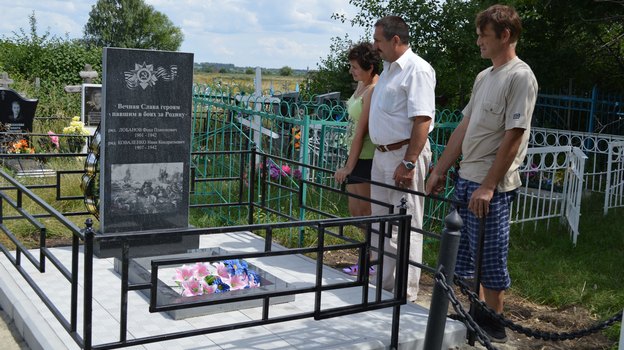 В двух селах Эртильского района установлены новые памятники погибшим воинам