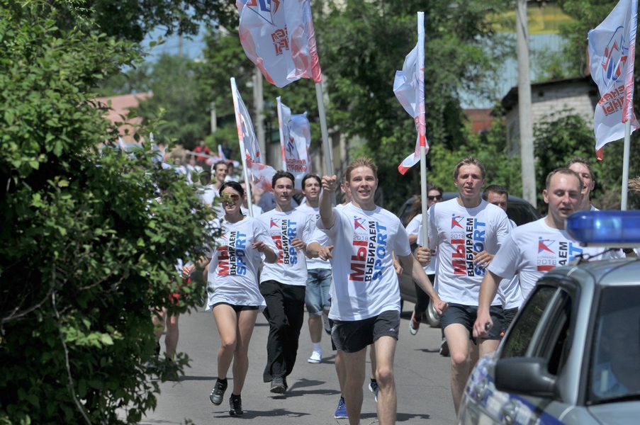 В Воронеже на пробежку в поддержку здорового образа жизни вышли 90 человек