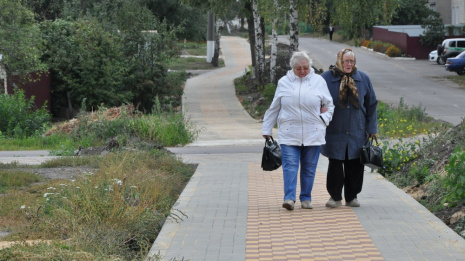В Эртиле построили тротуар за 3,9 млн рублей