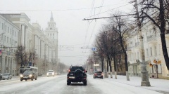 Взгляд из соцсетей: шквальный ветер и снег вернули зиму в Воронеж