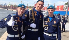 Пятеро репьевцев приняли участие в Параде Победы в Москве