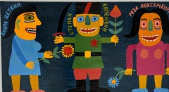 Липецкий художник покажет в Воронеже вдохновленные Платоновым работы на полотенцах и коврах