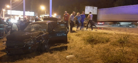 Водитель BMW сбежал с места ДТП с 2 пострадавшими на окраине Воронежа