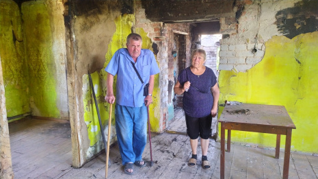 Семья пенсионеров из новоусманского села Орлово попросила помощи после пожара