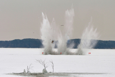 Боевые самолеты Воронежской области уничтожат ледовые заторы на реках