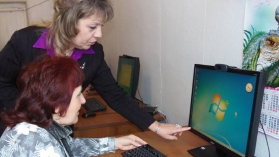 В борисоглебском селе Макашевка откроют компьютерный класс для пожилых