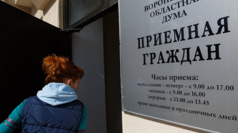 Жители Воронежской области чаще всего жаловались депутатам на проблемы ЖКХ