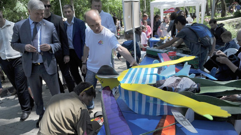 «Самое сильное чувство». В Центральном парке прошел фестиваль «Добрый край Воронежский» 