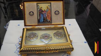 В Воронеж прибыл ковчег с частицей Пояса Пресвятой Богородицы