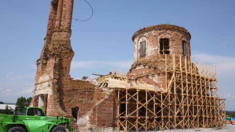 В Богучарском районе начали восстанавливать церковь, построенную в 19 веке