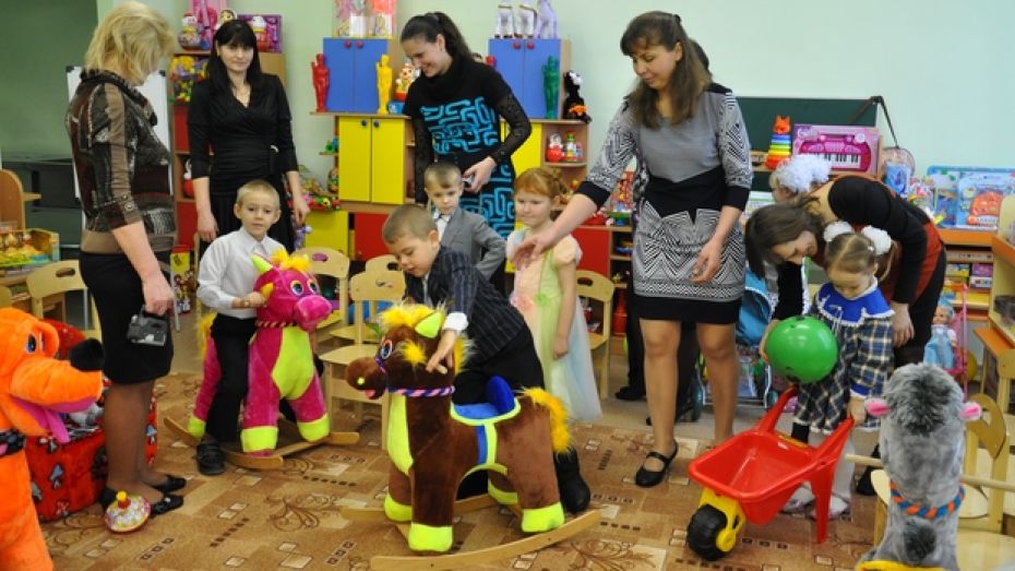 В поселке Первомайском Эртильского района состоялось открытие группы детского сада