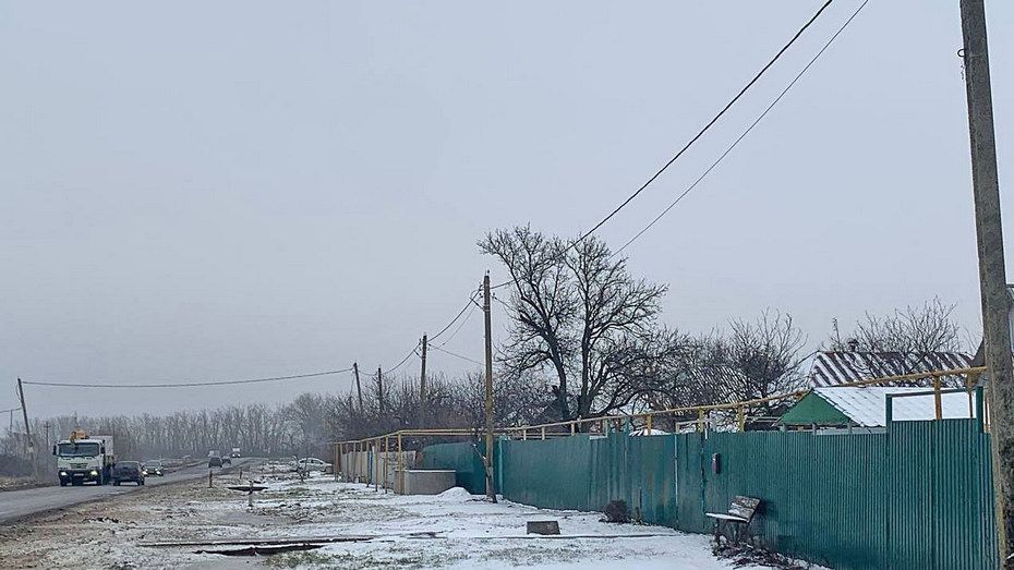 Уличное освещение модернизировали в лискинских селах Коломыцево и Попасное