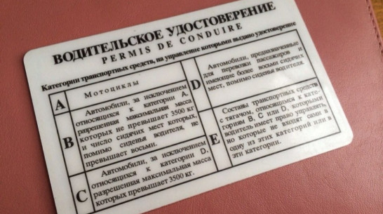 В Воронежской области автомобилист неделю ездил по поддельным правам из-за ушлой знакомой