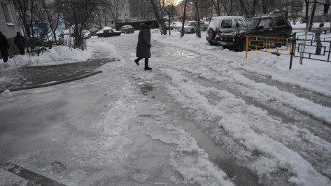 В начале весны от гололеда пострадали больше 1,2 тыс жителей Воронежской области