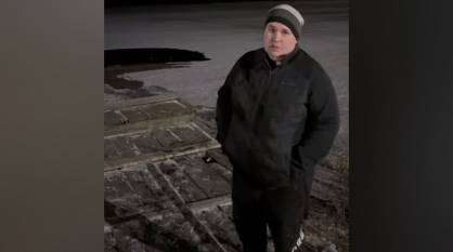 Под Воронежем мужчина спас провалившегося под лед на реке ребенка