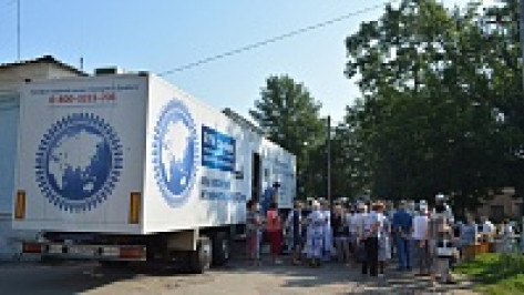 Мобильный диабет-центр посетил Острогожск