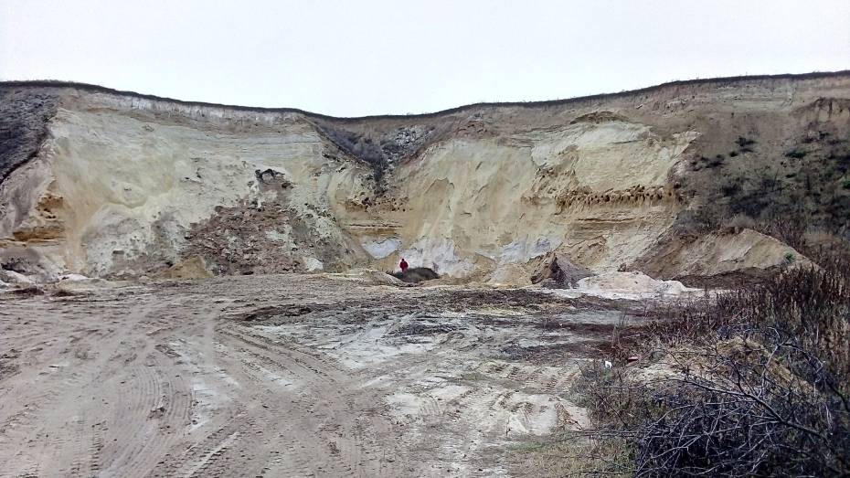 В Воронежской области снова выявили незаконную добычу песка