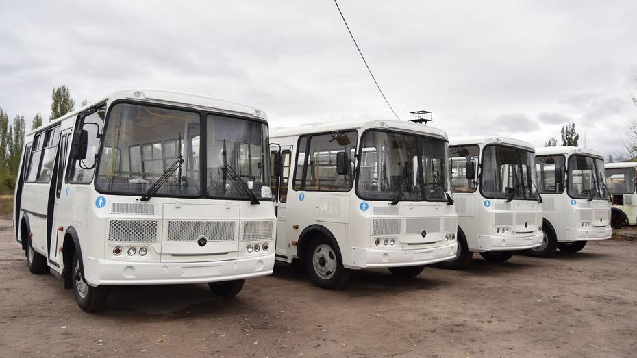 Автопарк поворинского транспортного предприятия пополнился новыми автобусами