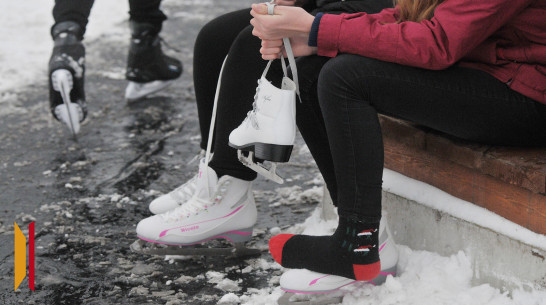 В Воронеже частично возобновил работу каток на Адмиралтейской площади