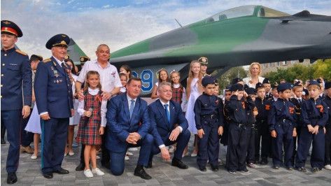 В Ставропольском крае открыли памятный знак в честь подвига воронежского летчика ВОВ