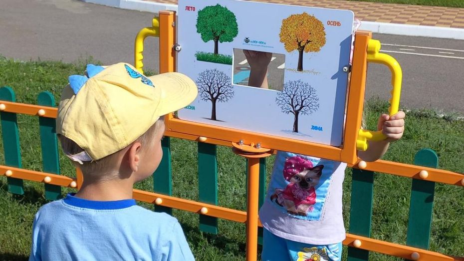 Стенды и пособия – наблюдения за природой, метеостанция и солнечные часы в детском саду
