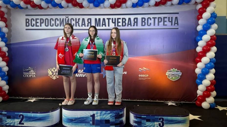 Пловчиха из Борисоглебска взяла 4 медали на всероссийских соревнованиях в Москве