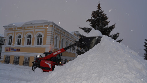На расчистку снега в Богучарском районе вышли 48 единиц техники