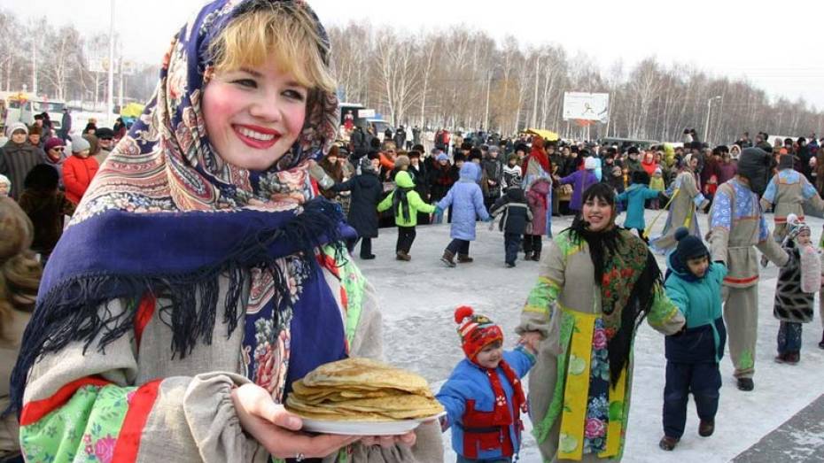 На Масленицу в Воронеже запланировано более 150 мероприятий