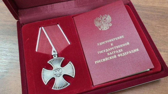 Мобилизованного из Верхнемамонского района посмертно наградили орденом Мужества