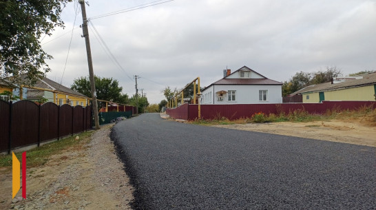 В поселке Хохольский заасфальтировали 5 улиц