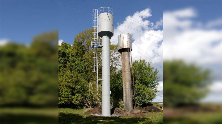 В панинском поселке Тойда-1 установили новую водонапорную башню