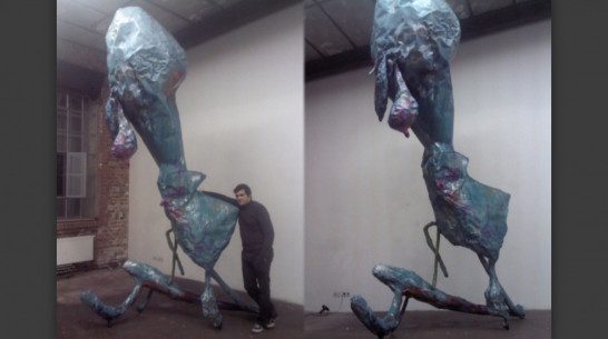 Воронежский художник Иван Горшков выставит в Берлине 4-метровую скульптуру