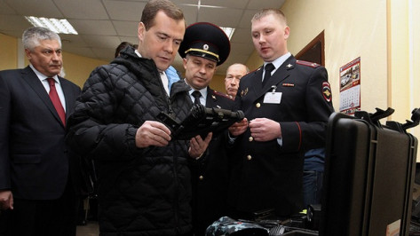 Уроженец Терновского района опробовал алкотестер на Дмитрии Медведеве