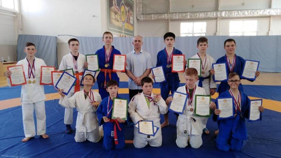 Рамонские борцы взяли 8 золотых медалей на областном турнире по джиу-джитсу