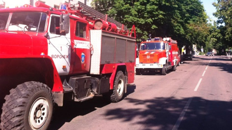 В центре Воронежа спасатели эвакуировали 17 человек из-за пожара