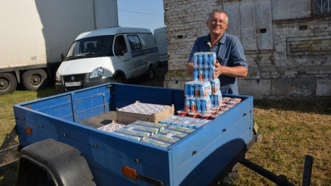 Каширский район получил от Воронежской и Лискинской епархии молочные продукты на миллион рублей