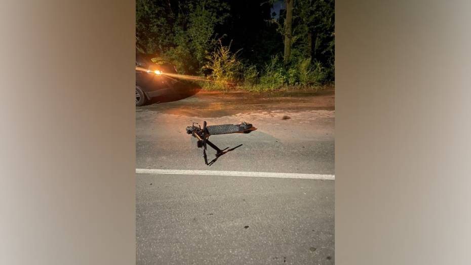 Под Воронежем рейсовый автобус насмерть сбил самокатчика