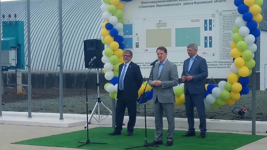 В Воронежской области открылись 2 молочных комплекса на 3,7 тыс голов 