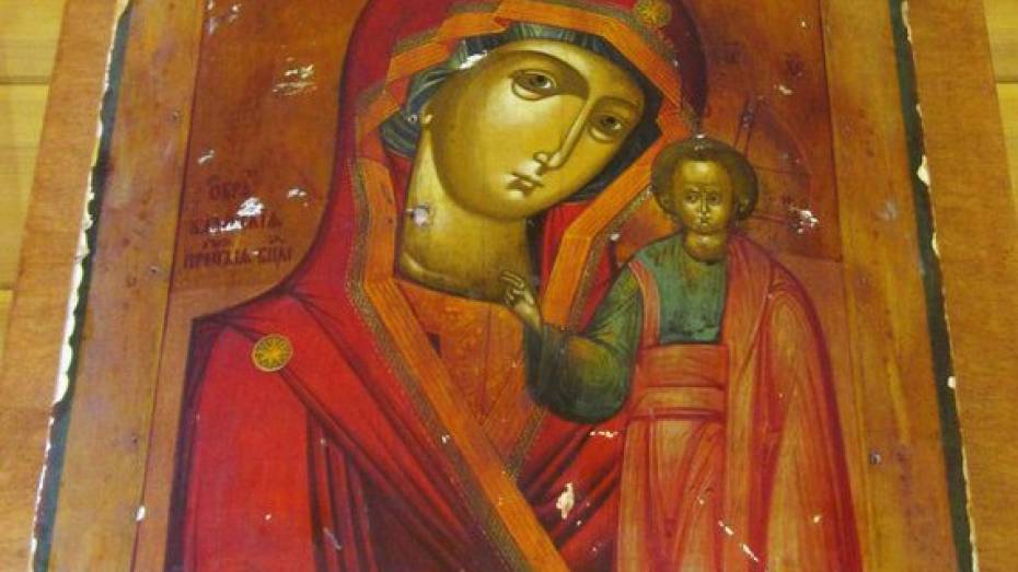 Верующие открыли сбор 150 тыс рублей на реставрацию иконы под Воронежем