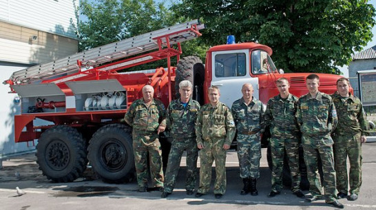 Лискинский район получил специальную машину для тушения лесных пожаров