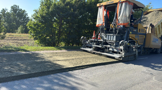 В двух районах Воронежской области отремонтировали автомагистрали, входящие в опорную сеть дорог