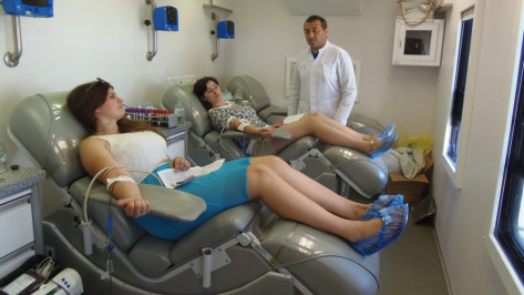В Верхнем Мамоне за день доноры сдали 31 литр крови