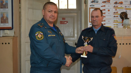 Добровольный пожарный из Воробьевского района стал лучшим в Воронежской области