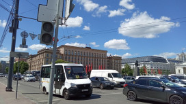 Светофоры погасли напротив площади Ленина в Воронеже