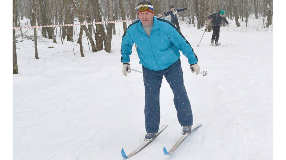 В Грибановском районе 65-летний мужчина за 2 месяца прошел на лыжах 100 км 