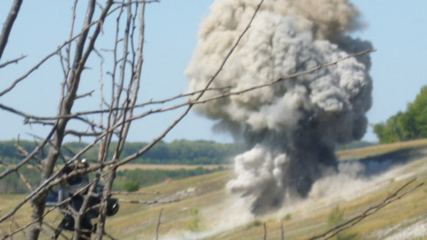 В Острогожском районе взрывотехники уничтожили около 2 т снарядов времен войны