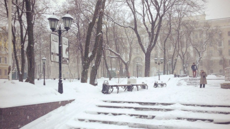 В Воронеже снег будет идти до конца года