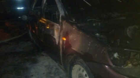 В Воронеже 8 марта сгорела машина